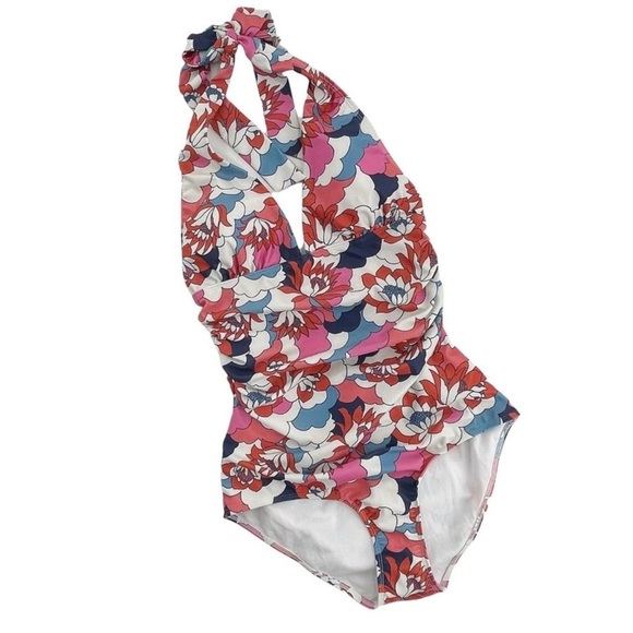 Modcloth x Barbie You're Such A Doll One Piece Swimsuit Floral Swimwear - Picture 1 of 11